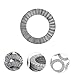 STOBAZA 20pcs Washers Heavy Duty Locking Washers for Secure Fastening Vibration Resistant for Industrial Home Use