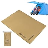 Alfombrilla para la huella del agua, el forro protector te mantiene caliente y seco, con funda, resistente protector de suelo para accesorio