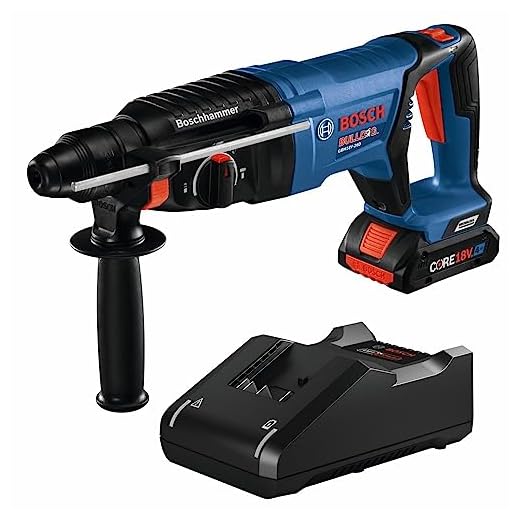 Bosch GBH18V-26DK15 18V EC Brushless SDS-plus Bulldog 1 In. Rotary Hammer Kit with (1) CORE18V 4.0 Ah Compact Battery
