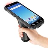 RAYOUNGTEK Rugged Android Barcode Scanner Handheld PDA Mobile Computer with Pistol Grip, 6.0' Display Octa-Core 2.0GHz 4GB+64GB Build-in Zebra SE4710 Engine, 4G LTE/WiFi Warehouse Inventory Scanner