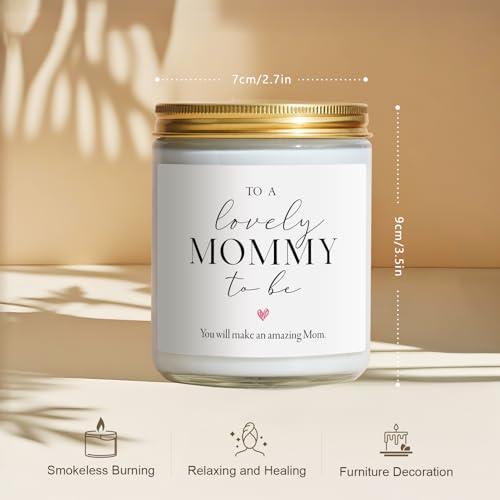 Cadeaux pour future maman : bougie parfumée vanille pour baby shower