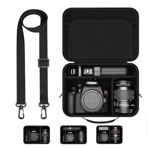 Funda rígida para cámara compatible con Canon y más