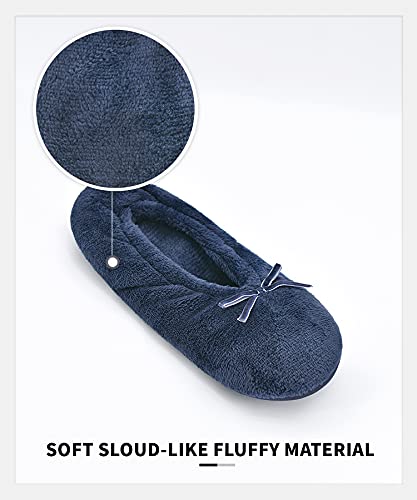 Panda Bros Women's Ballerina Slipper Socks - One Pair Anti-Skid Comfy Warm Ballet Style House Slippers for Indoor Home, Winter, Wedding, and Birthday Gifts for Women4