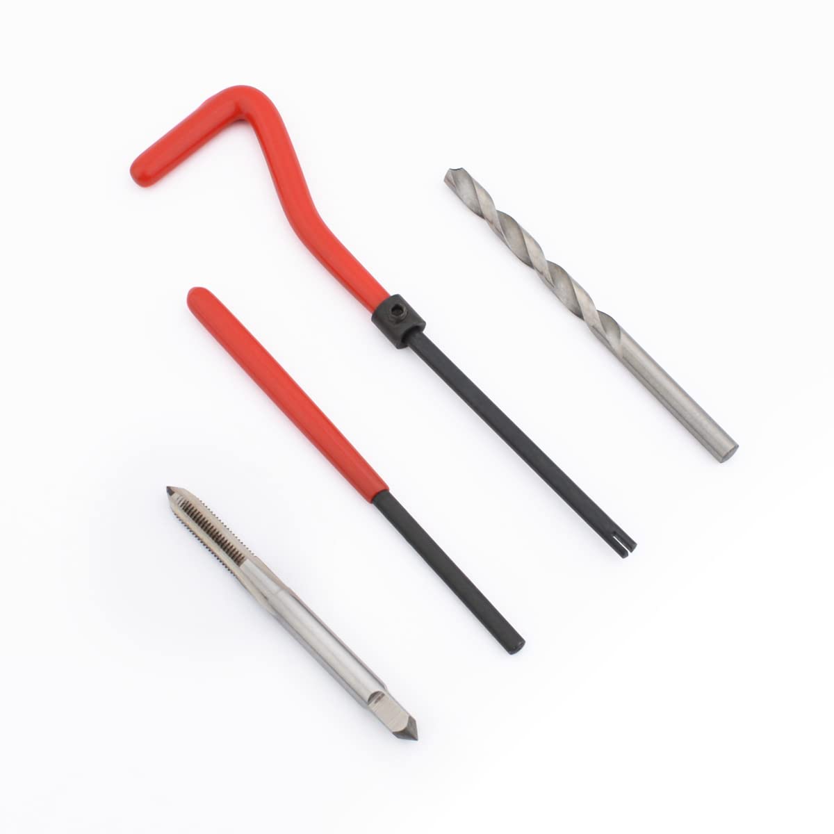 Gunpla Kit di strumenti per la riparazione di filettature, M6 x 1,0 mm, inserti elicoidali, per l'installazione del rubinetto, rottura, chiave esagonale, strumenti elicoidali, per sostituire e