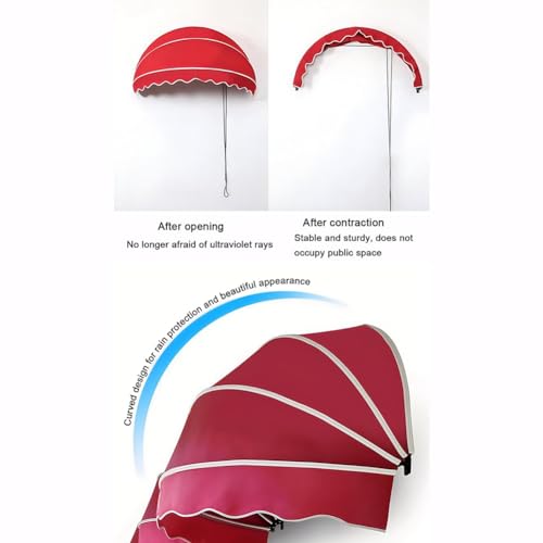 Toldo para ventana robusto de diseño elegante con lona de alta densidad 6