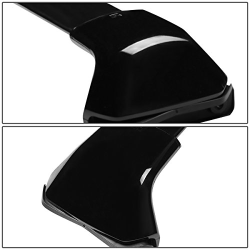 Pair Of Factory Style Roof Rack Top Rail Cross Bars Buggage Cargo Carrier Compatible With Honda Cr-V 2012-2016, Aluminum, Black Powdercoated #TOP2