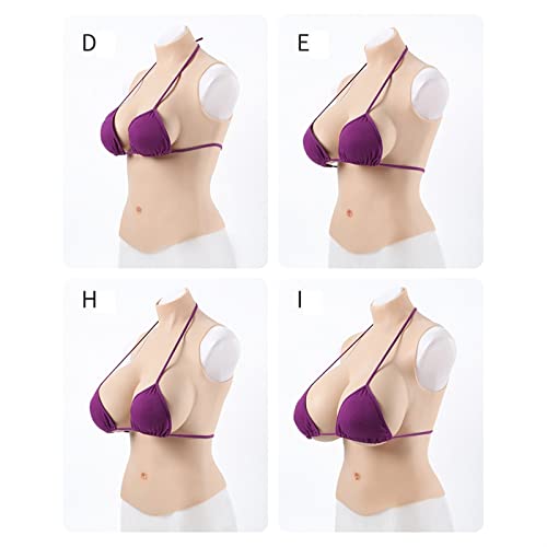 Faux seins silicone col haut dissimuler transition mastectomie