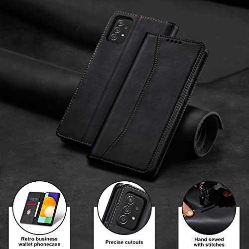 Image of Jasonyu Flip Wallet Case for Samsung Galaxy A52 5G /4G /A52S 5G,Black