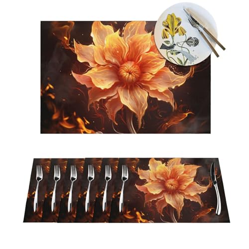 Sets de table tissés en PVC lavables et thermorésistants pour protéger votre table de cuisine - 2