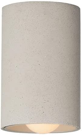 ET2 Lighting E14370-SSN Pilar - 7W 1 LED Outdoor Flush Mount-7 Inches Tall and 4.5 Inches Wide, Finish Color: Sandstone