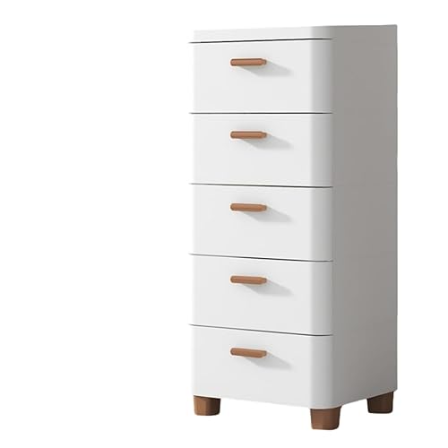 XVVX収納チェスト、クローゼットチェスト、チェスト タンス、リビング チェスト、おしゃれ 収納棚、キッチン すき間収納 引き出し (39CM,五層)