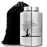 Gredstar Tree of Life Adult Cremation Urn for Human Ashes - Large Memorial Urn with Black Velvet Bag, Funeral & Burial Urns for Home,Still Loved, Still Missed
