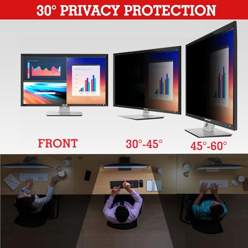 Filtro de privacidad de 35" para monitor ultra ancho 21:9 con protector antirreflejos 3