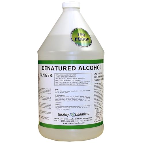 Quality Chemical Denatured Alcohol 190-1 gallon (128 oz.)