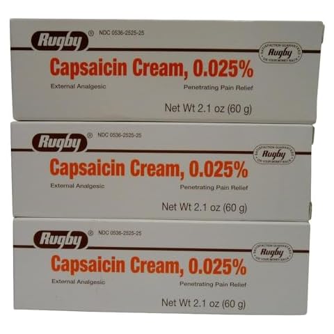 RUGBY LABORATORIES Capsaicin 0.025% Cream 3/21 - R Cover