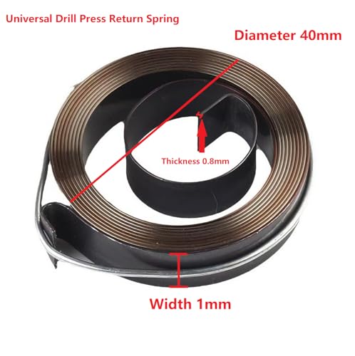 Ressort hélicoïdal pour perceuse bloc mécanique acier 0,8 mm