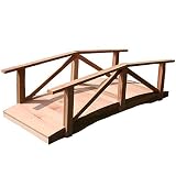 Creekvine Designs Cedar Pearl River Garden Bridge (72 in.)