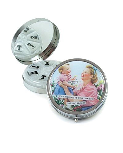 Anne Taintor Pill Box Compact - Parenting