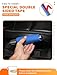 Savadicar Sky Blue Interior Accessories - Handbrake & Gear Shift Knob Trim Set for 2018-Present Jeep Wrangler JL JLU 4XE & Gladiator JT - Solid Color Interior Decor Upgrade Option, 3-Piece