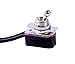 Gardner Bender GSW-125 Electrical Toggle Switch, SPST, ON-OFF, 6 A/125V AC, 6 inch Wire Terminal
