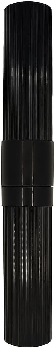 American Comb Toothbrush Holder - Black, Made in USA, with Ventilation Holes, for Toothbrush Covers, Toothbrush Holder, Toothbrush Soft, Durable Design, Hygienic Bathroom Accessory