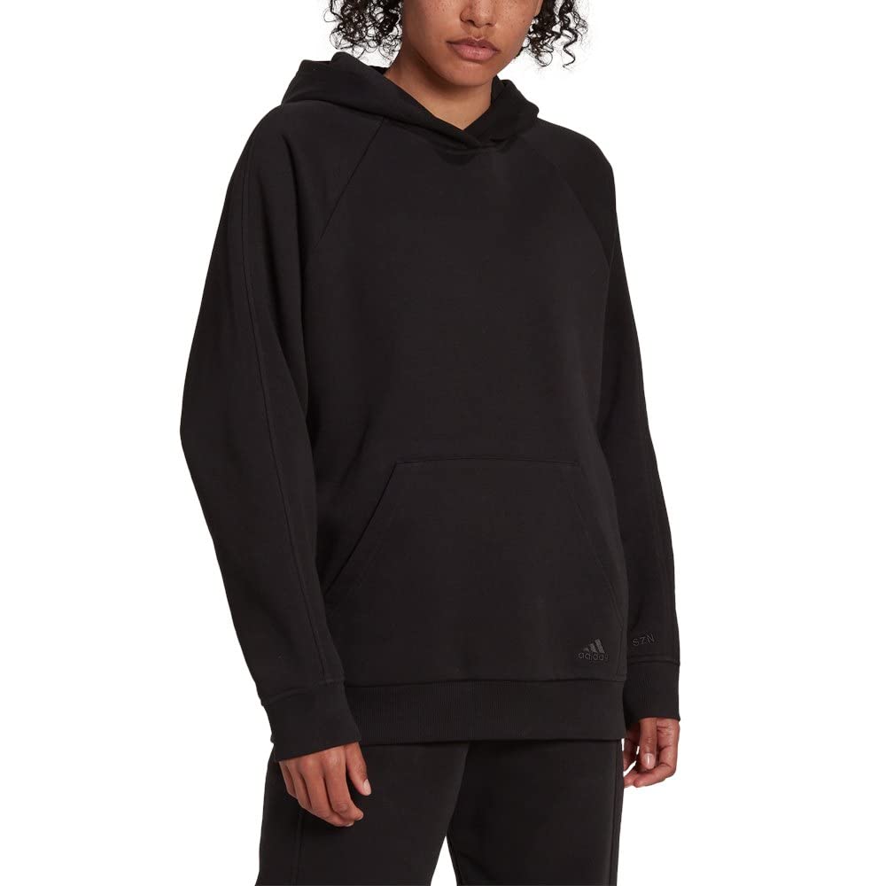 adidas W All Szn BF HD Sweat à Capuche, Noir, S Femme