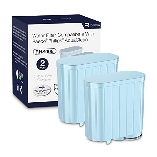 Rhodesy Filtro de Agua CA6903 AquaClean para Philips, Escala de Cal Cero Alcalino Filtro de Agua para Philips Maquina de Cafe (Paquete de 2)