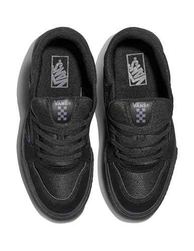 Vans Vans Men's Colson Shoe | Retro-Inspired Fashion Sneakers, '90s Style Casual Footwear, Suede/Mesh Black/Black, 10