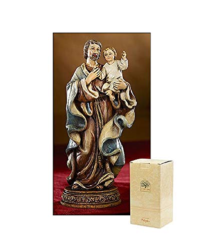 Figura Avalon Gallery Estatua San José con Niño 6.5 pulgadas miniatura 2