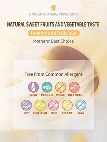 Baby Mum-Mum Rice Rusks, Banana, Gluten Free, Allergen Free, Non-Gmo, Rice Teether Cookie For Teething Infants, 1.76 Ounce, Pack Of 6 #TOP7