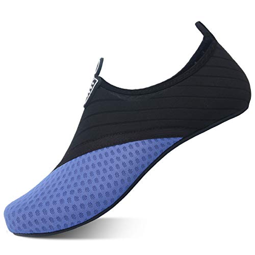 QACOHU Aqua Socks Beach Water Shoes Barefoot Yoga Socks Quick-Dry Surf Swim Shoes