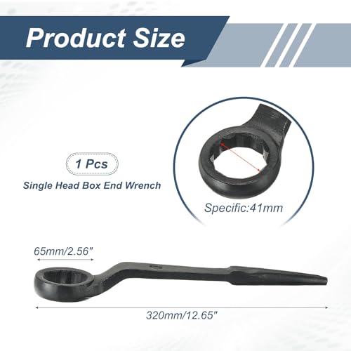 Clé à choc à douille simple 41mm à queue pointue pour alignement et fort couple