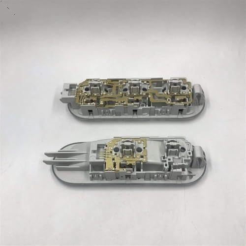 Car Reading Light Sunroof Switch for Nissan for Qashqai 2008-2017,Car Interior Overhead Console Dome Light Reading Lamp Sunroof Switch Parts.,A-One Buttons(Normal/B-Three Buttons)