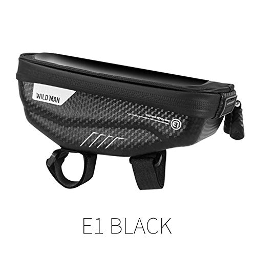 Fdrirect Bolsa para montagem em telefone para bicicleta, Bolsa para celular com quadro frontal, Cicl