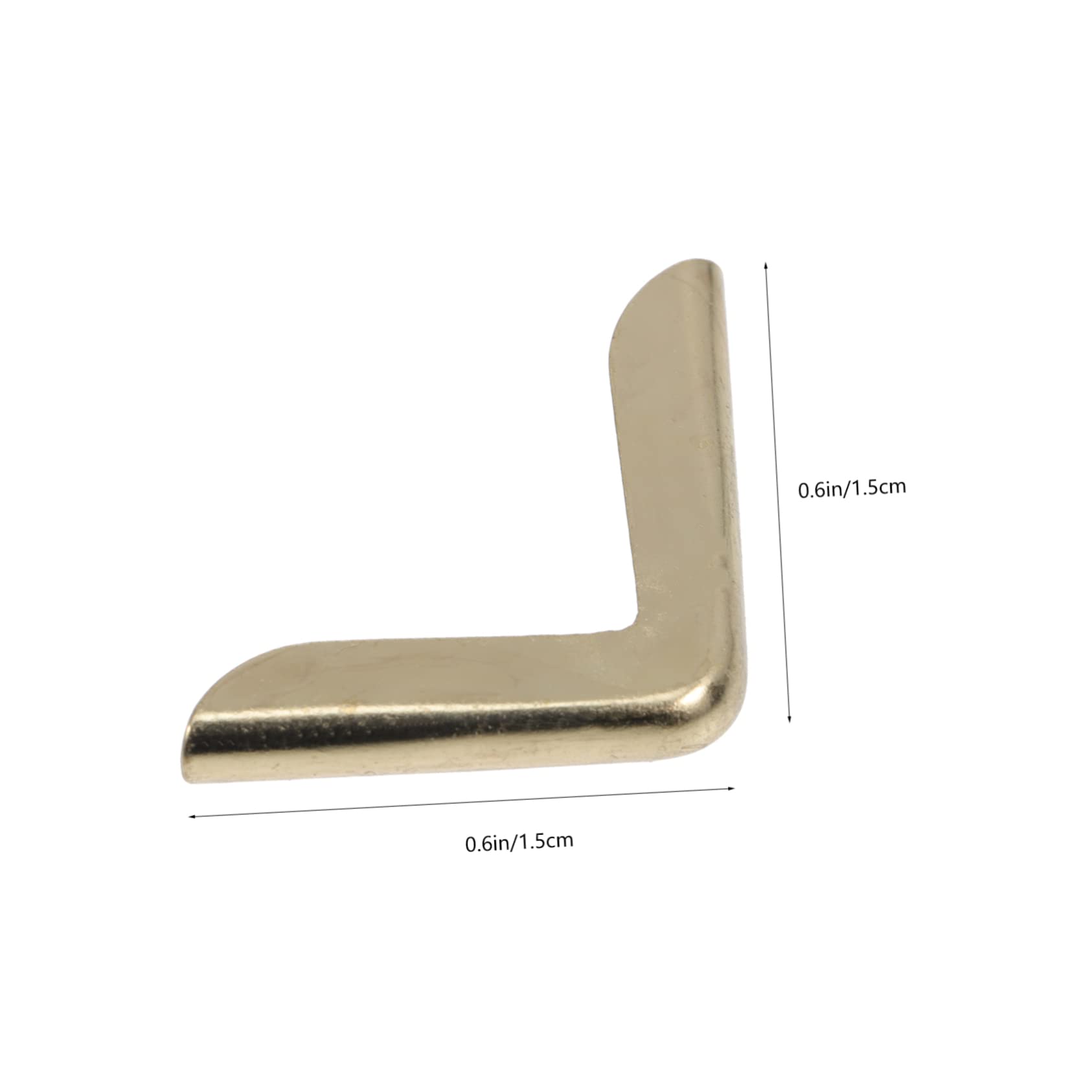 ERINGOGO Metal Scrapbook Corner Protectors Iron Book Cover Protectors Silver Folder Corner Guards