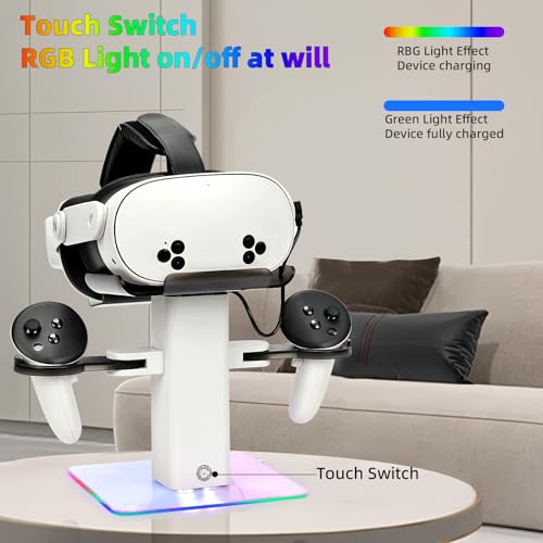 Image of Charging Dock for MetaQuest 3, Vertical Stand Fit Quest 3S /3 /2