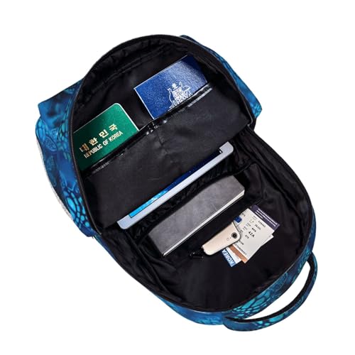 Sac à dos ordinateur portable tortue de mer noir pour voyage et université