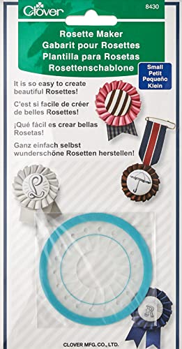 Clover Rosette Maker (Small), Multicoloured, 100% Polyester (Felt)