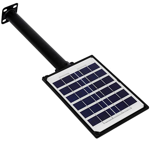 Luminária Pública Solar Refletor Led 50w com Sensor De Presença e Controle Remoto Para Poste Parede