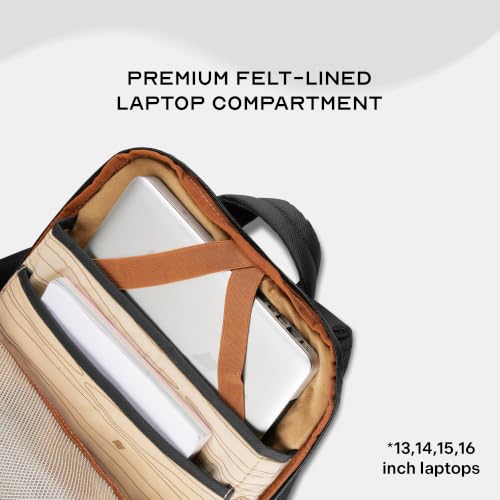 Image of Assembly Stark Laptop Backpack for Men Women 15.6 Inch Office Travel Bag with Trolley Sleeve Ergonomic