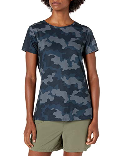Image of Amazon Essentials Women's Active Quick Dry Tech Stretch Short-Sleeve Crewneck T-Shirt, Multipacks