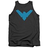 BATMAN Tank Top Nightwing Symbol Size L Charcoal