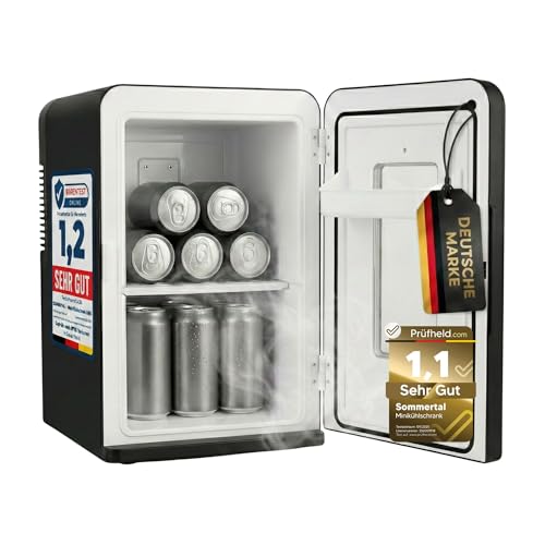 Sommertal KS15 Mini Kühlschrank, kühlen und wärmen, Volumen 15L, 230V...