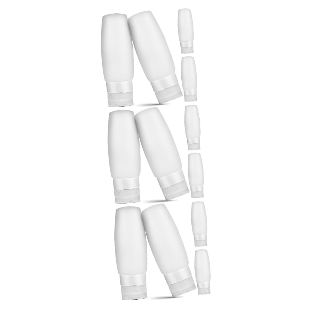 FOMIYES 3 Set Di Flaconi Da Viaggio Per Articoli Da Toeletta Con Pompa Flaconi Per Shampoo Ricaricabili Resistenti Alle Perdite Da 100 Ml Per Viaggi 4 Pezzi*3