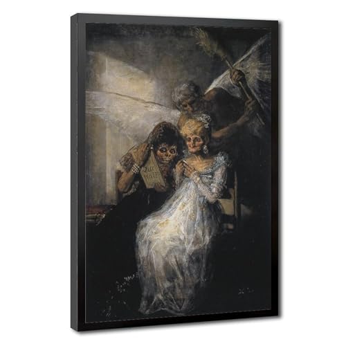 Poster Francisco Goya Time And The Old Women de qualité musée 50x75