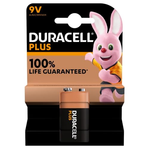 Duracell | Plus Power Alkaline Batteries | 9V PP3