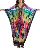 【Matière】La caftan pour femme est en polyester, doux pour la peau, léger et respirant, très doux et facile à porter.