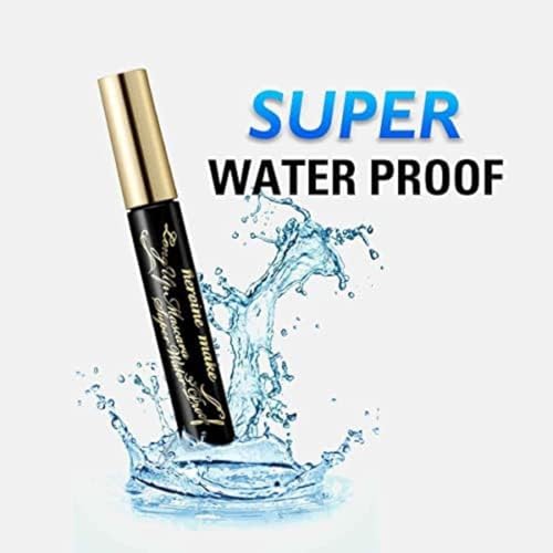 HEROINE MAKE by KISSME Waterproof Mascara Black | Tubing Mascara Volume and Length by Defining Fiber for Long and Curl Eye Makeup for Women, Made in Japan, Black, 3 EA