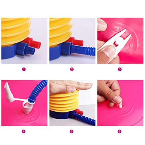 ヨガバランスボール ピーナッツ型 マッサージボール エクササイズボール 初心者 子供 大人 超耐荷重 ヨガトレーニング リハビリ ダイエット ホームフィットネス (ピンク) 7枚目