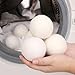 ZERNBER Wool Dryer Balls X-XL 6-Pack,Dryer Balls Laundry Reusable Reduce Clothing Wrinkles-Drying Clothes Faster